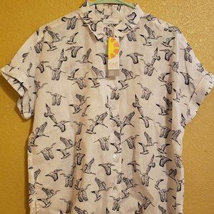 100% linen Button up shirt